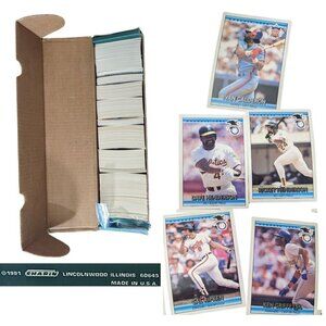 Vintage 1991 Dunruss Baseball Card Box Full Set